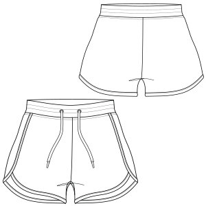 Fashion sewing patterns for LADIES Shorts Short 7143
